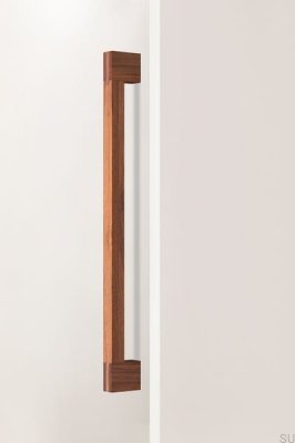 Hako Big 480 Wooden Walnut Elongated Furniture Handle