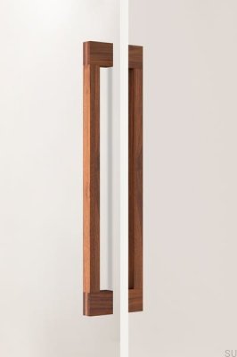 Hako Big 480 Wooden Walnut Elongated Furniture Handle