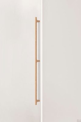 Hinoki Wood Big 832 Wooden Oak Unvarnished Elongated Furniture Handle