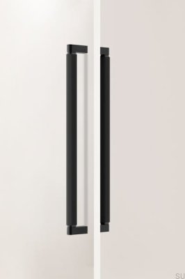 Brooklyn Big 448 Aluminum Double-Sided Elongated Furniture Handle Black Brushed