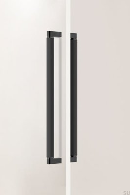 Brooklyn Big 448 Aluminum Black Titanium Double-sided Elongated Furniture Handle