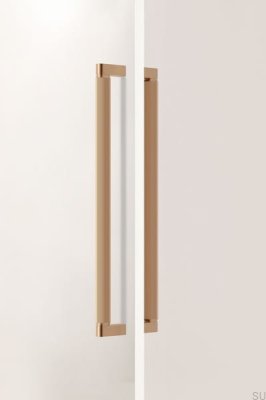 Brooklyn Big 448 Aluminum Brushed Gold Double-sided Furniture Handle Cava