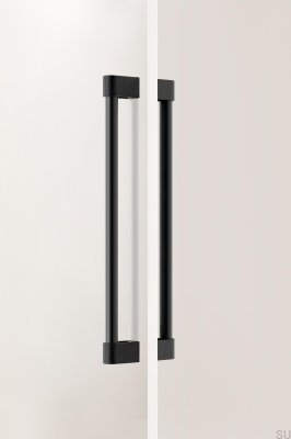 Casey Big 416 Double-Sided Elongated Furniture Handle, Aluminum, Matte Black