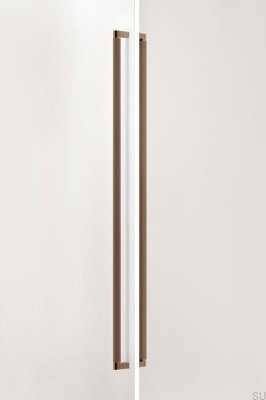 Brooklyn Big 1056 Aluminium Brown Brushed Double-Sided Furniture Handle