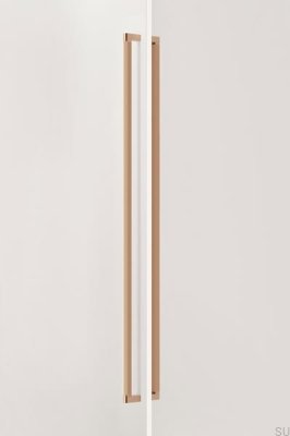 Brooklyn Big 1056 Aluminium Brushed Gold Cava Double-sided Elongated Furniture Handle
