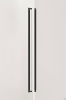 Brooklyn Big 1056 Aluminum Black Titanium Double-sided Elongated Furniture Handle