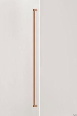 Brooklyn Big 1056 Aluminium Brushed Gold Cava Elongated Single-Sided Furniture Handle