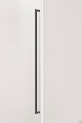 Brooklyn Big 1056 Aluminium Black Titanium Elongated Single-Sided Furniture Handle