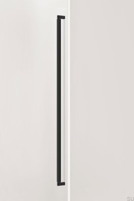 Brooklyn Big 1056 Aluminium Single-Sided Elongated Furniture Handle Black Brushed