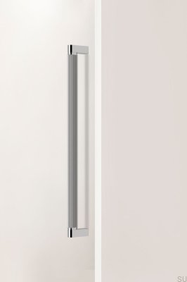 Brooklyn Big 448 Aluminium Polished Nickel Single-Sided Elongated Furniture Handle