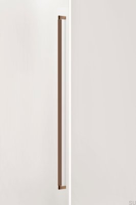 Brooklyn Big 1056 Aluminum Brown Brushed Elongated Furniture Handle