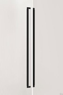 Brooklyn Big 1056 Aluminum Black Brushed Elongated Furniture Handle