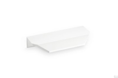 Vann 100 Edge Furniture Handle Aluminum Matt White