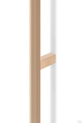 Brooklyn 1056 Aluminum Brushed Gold Furniture Handle Cava