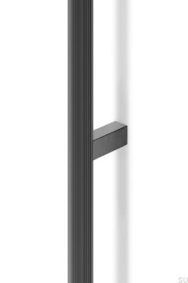 Brooklyn 1056 Aluminum Black Titanium Elongated Furniture Handle