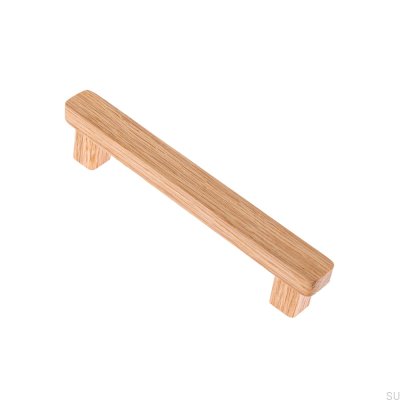 Just One 128 Wooden Oak Soft Oil Colorless Semi-matt furniture handle