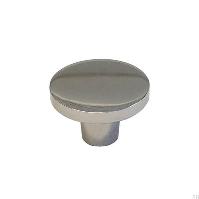 Furniture knob Rivet 20 Polished nickel