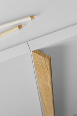 Cano 1024 Wooden Oak Elongated Furniture Handle