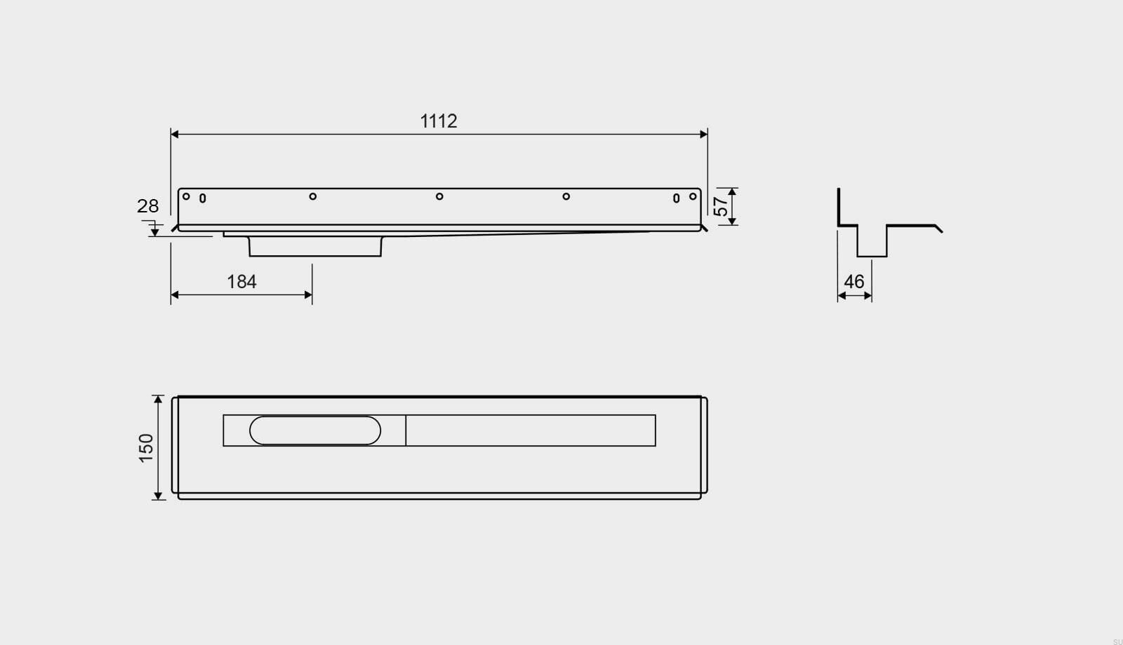 10041006--Odpływ-liniowy-1004-1000-Kołnierz-tylny-Odpływ-Lewostronny-Przyścienny-Stalowy-Unidrain-Skandynawskie-Uchwyty_2