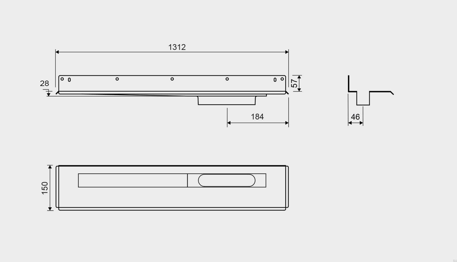 10041205--Odpływ-liniowy-1004-1200-Kołnierz-tylny-Odpływ-Prawostronny-Przyścienny-Stalowy-Unidrain-Skandynawskie-Uchwyty_2