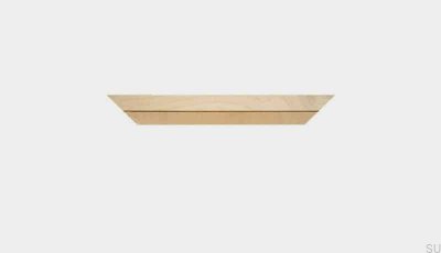 Installation kit for 22mm corner drain in wooden floors