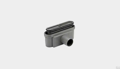 Drain module with horizontal outlet 50 mm with removable siphon