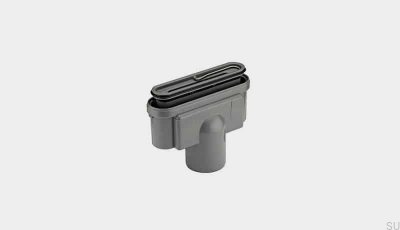 Drain module with vertical outlet 75 mm with removable siphon