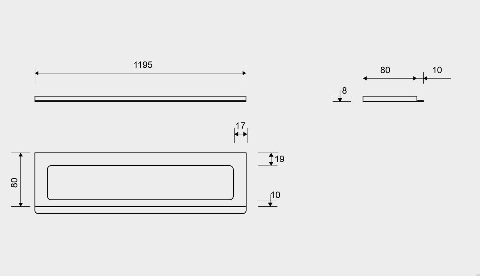 15001208--Ramka-odpływu-ClassicLine-1195-8-Stalowa-Szczotkowana-Unidrain-Skandynawskie-Uchwyty_3