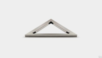 ClassicLine 8 corner drain frame, brushed steel