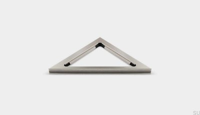 ClassicLine 10 corner drain frame, brushed steel