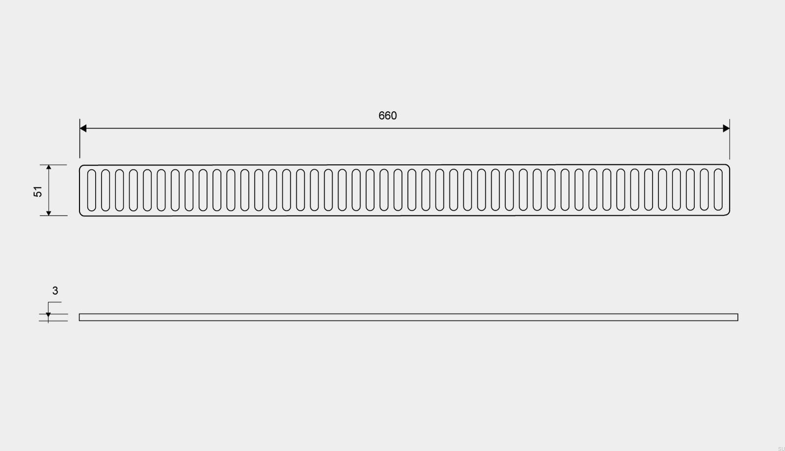 16020700--Ruszt-do-odpływu-ClassicLine-Column-660-Stalowy-Szczotkowany-Unidrain-Skandynawskie-Uchwyty_2