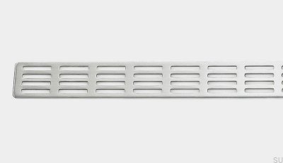 Drain grate ClassicLine Stripe 1160 Brushed Steel
