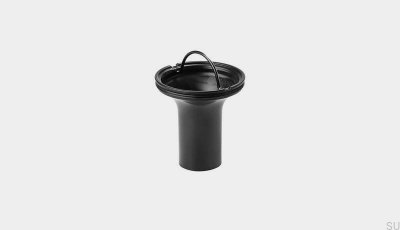 Flow guide for square drain