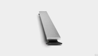 HighLine 1133 linear drain panel, brushed steel