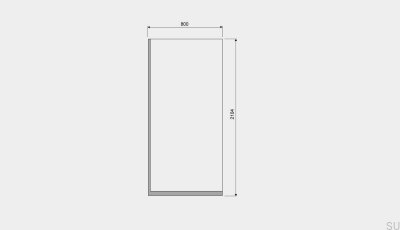 GlassLine 800 shower screen