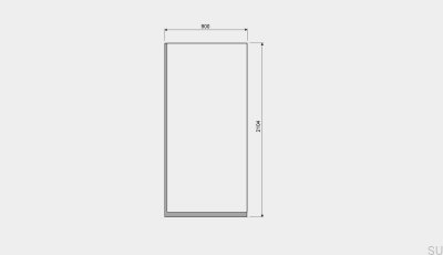 GlassLine 900 shower screen