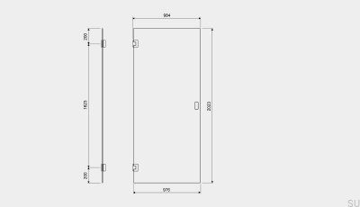 GlassLine 1000 shower doors