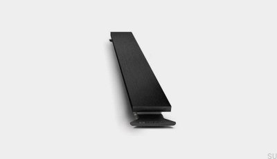 HighLine 633 Linear Drain Panel Steel Black PVD