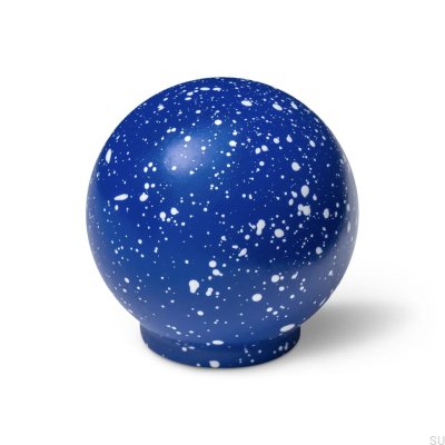 Furniture knob Ren Melange Blue & White 35 Wooden Beech