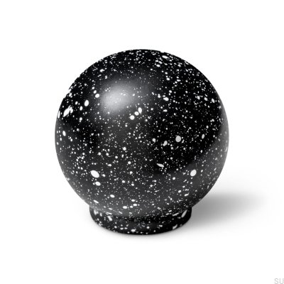 Furniture knob Ren Melange Black & White 35 Wooden Beech