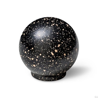 Furniture knob Ren Melange Black & Brown 35 Wooden Beech