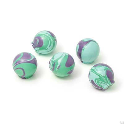 Furniture knob Ren Purple Haze 35 Wooden Beech