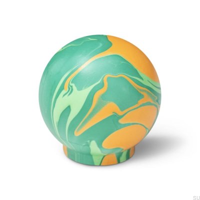 Furniture knob Ren Orange Bush 35 Wooden Beech