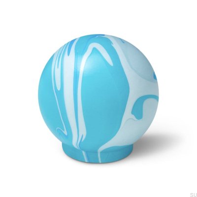 Furniture knob Ren Just Blue 35 Wooden Beech