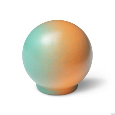 Furniture knob Ren Gradient Orange by Light Green 35 Wooden Beech
