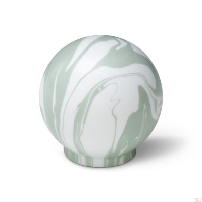 Furniture knob Ren White Mistel 35 Wooden Beech