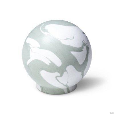 Furniture knob Ren White Mistel 35 Wooden Beech