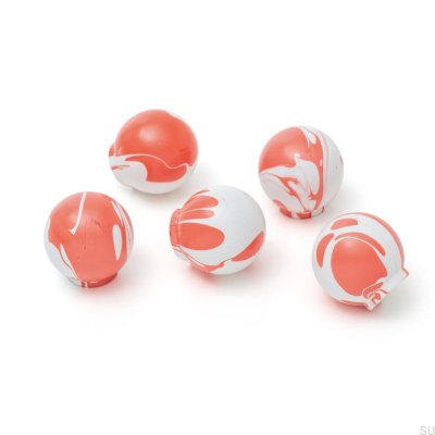 Furniture knob Ren White Cherry Red 35 Wooden Beech