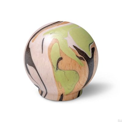 Furniture knob Ren Espresso Reseda 35 Wooden Beech