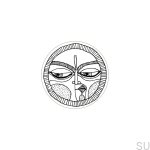 E_27-WH-G--Gałka-meblowa-Faces-Black&White-40-Drewniana-Dębowa-Emaliowana-Biała-(wzór G)-Dot-Manufacture-Skandynawskie-Uchwyty_1